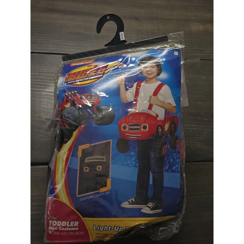 Blaze And the Monster Machine truck costume Halloween CAR Light Up Toddler OS